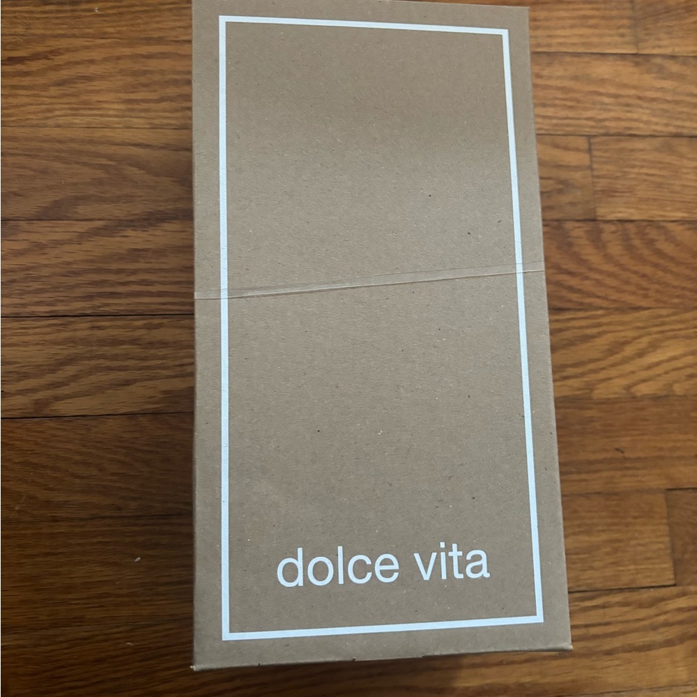 Dolce Vita Brown Mesh Heels - Picture 7 of 8